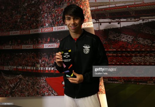 Joao Felix of SL Benfica poses for a photo