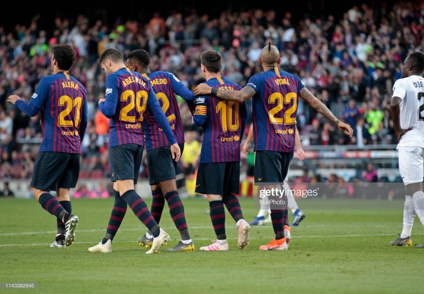 Leo Messi goal celebration 