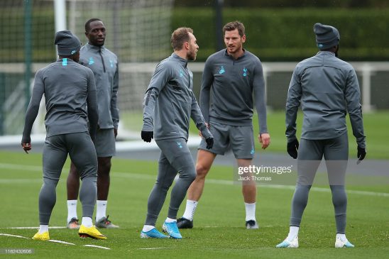 Tottenham Hotspur training session