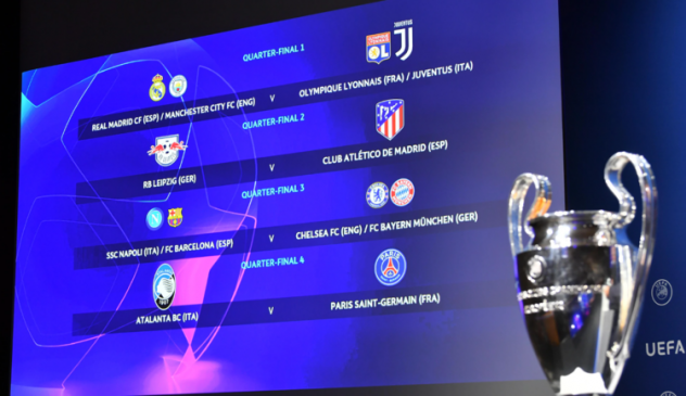 champions league draw 2020 semifinals and quarterfinals