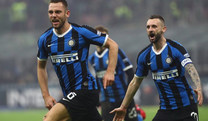 Stefan de Vrij and Marcelo Brozovic (Inter Milan)