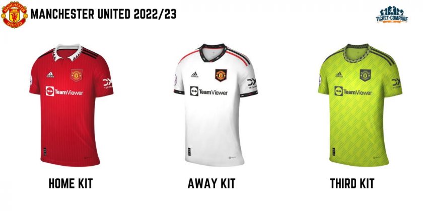 Composition of the Manchester United shirt