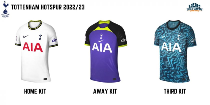 Tottenham Kit Line up