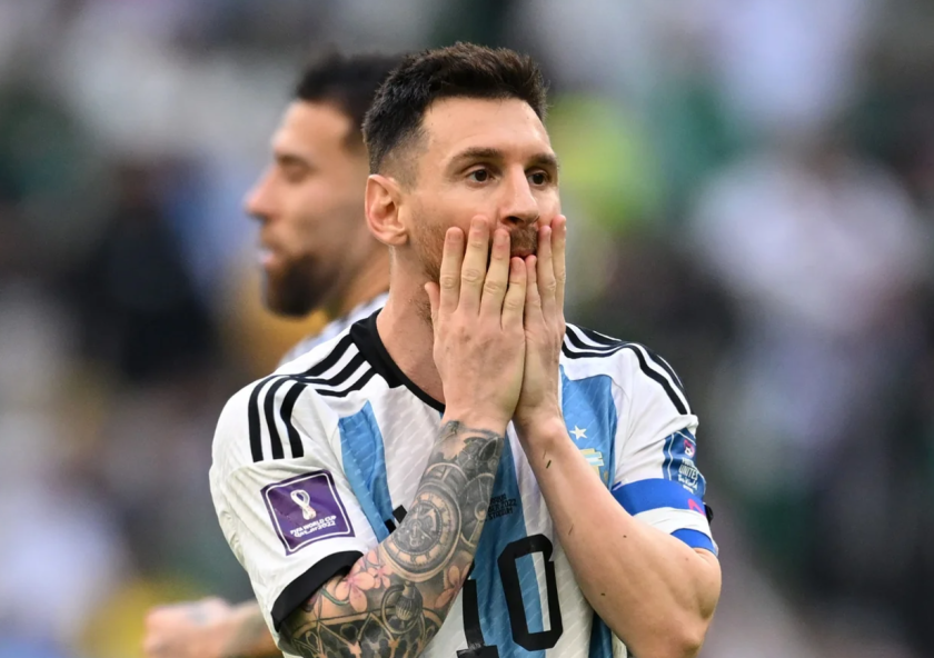 Saudi Arabia edging out Argentina